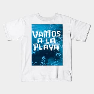 Ocean Sea Blue Water, Vamos A La Playa Kids T-Shirt